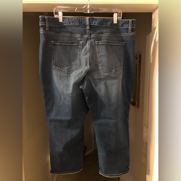 Lane Bryant Sz 18 Denim Crops - Picture 2 of 4